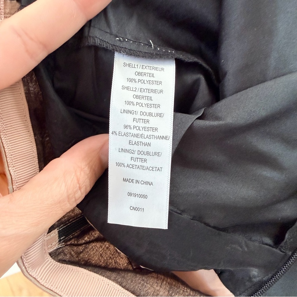 Adrianna Papell Black Strapless Lace Dress - Picture 10 of 15